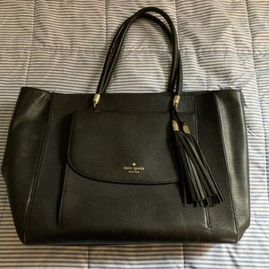 Kate Spade black tote bag